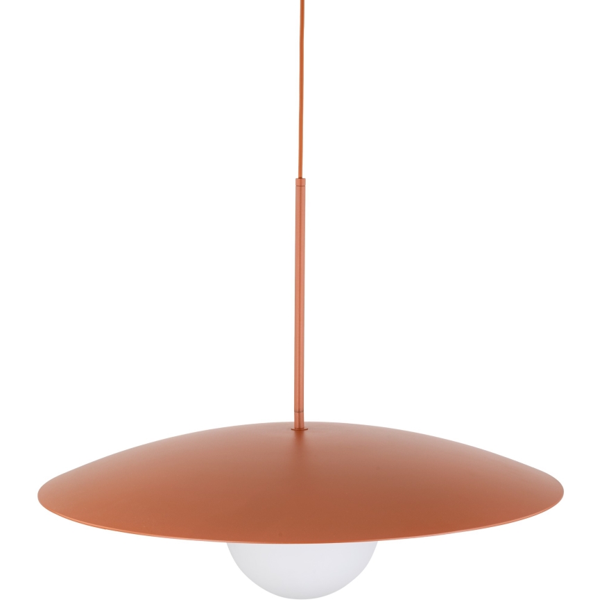 Lustr na lanku SLATE 1xE27/15W/230V pr. 65 cm cihlová