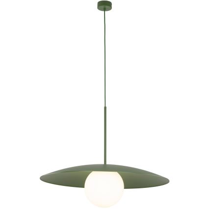 Lustr na lanku SLATE 1xE27/15W/230V pr. 65 cm zelená
