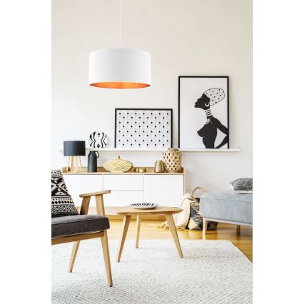 Lustr na lanku SOFIA 1xE27/60W/230V bílá
