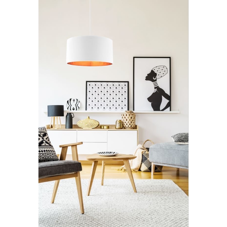 Lustr na lanku SOFIA 1xE27/60W/230V bílá