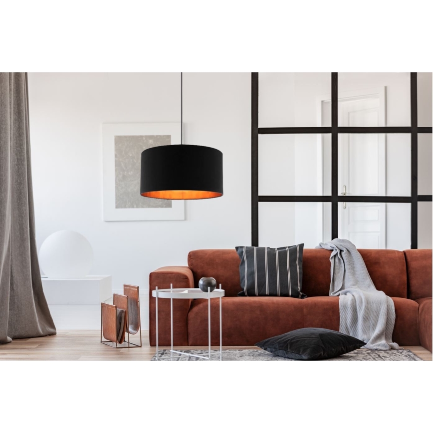Lustr na lanku SOFIA 1xE27/60W/230V černá