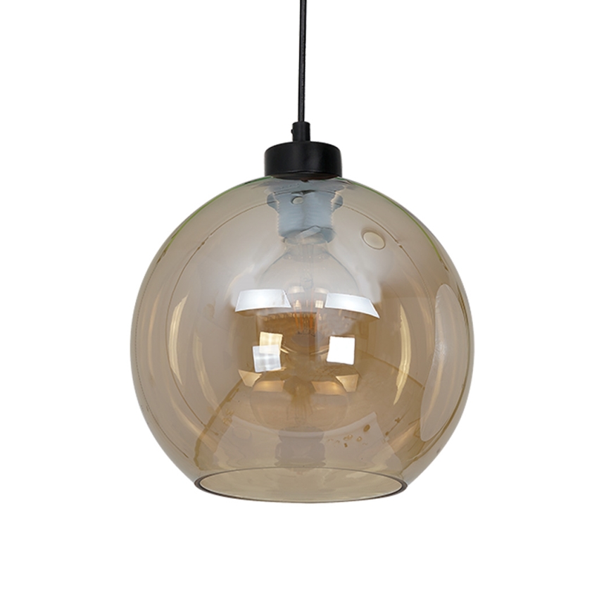 Lustr na lanku SOFIA 1xE27/60W/230V hnědá
