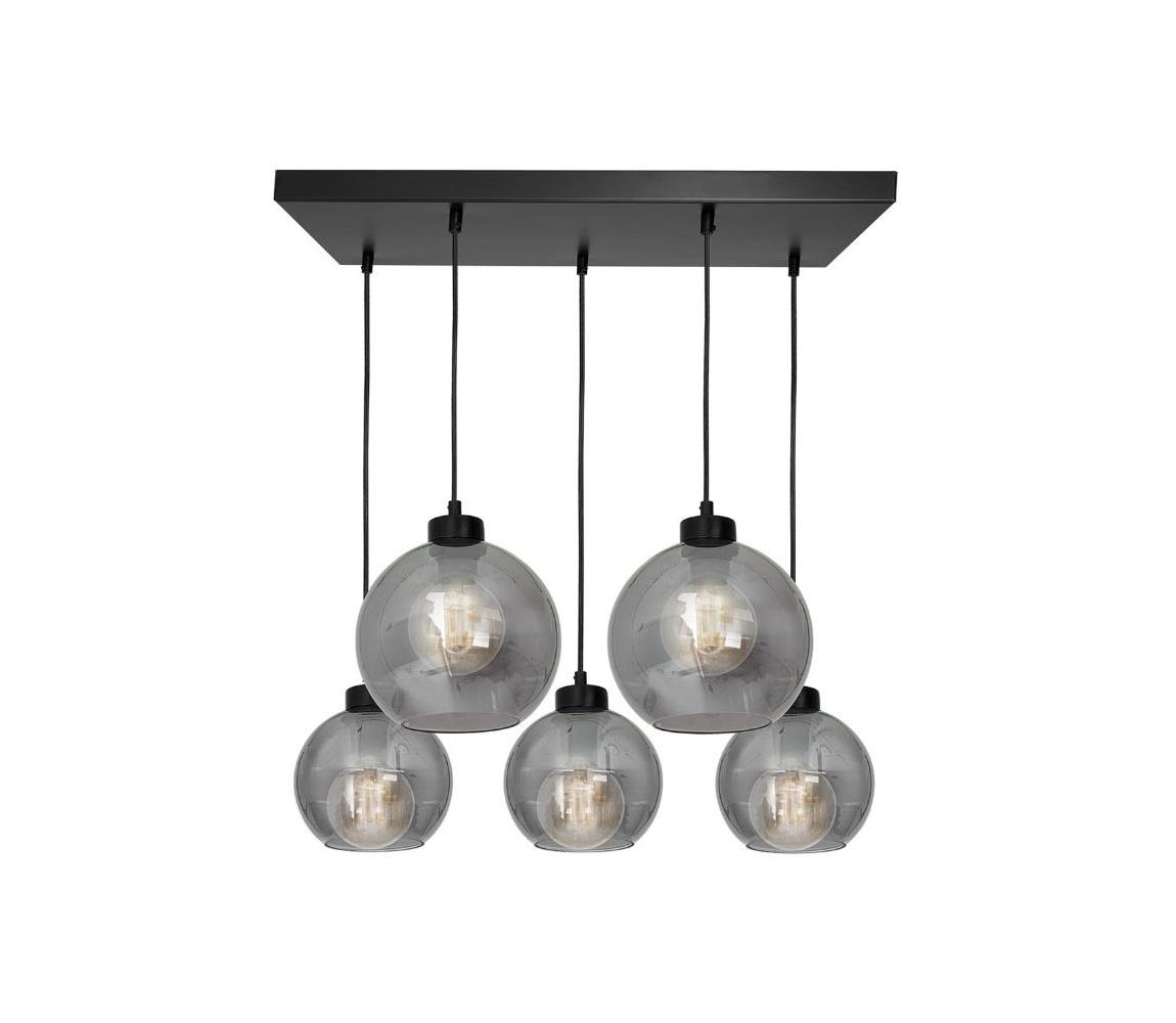 Milagro Lustr na lanku SOFIA 5xE27/60W/230V černá MI1260