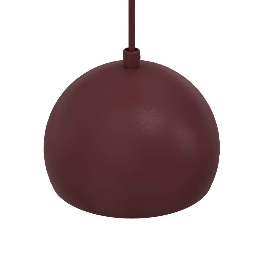Lustr na lanku SOOL 1xE27/15W/230V pr. 15 cm burgundy