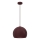 Lustr na lanku SOOL 1xE27/15W/230V pr. 27 cm burgundy