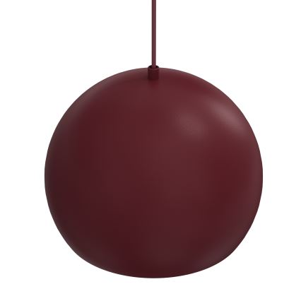 Lustr na lanku SOOL 1xE27/15W/230V pr. 27 cm burgundy