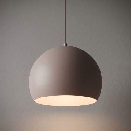 Lustr na lanku SOOL 1xE27/15W/230V pr. 27 cm krémová