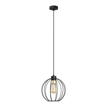 Lustr na lanku STARLIGHT 1xE27/15W/230V černá/zlatá