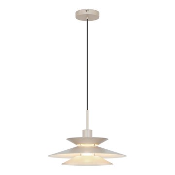 Lustr na lanku STEVI 1xE27/40W/230V béžová
