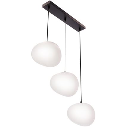 Lustr na lanku STONES 3xE27/40W/230V