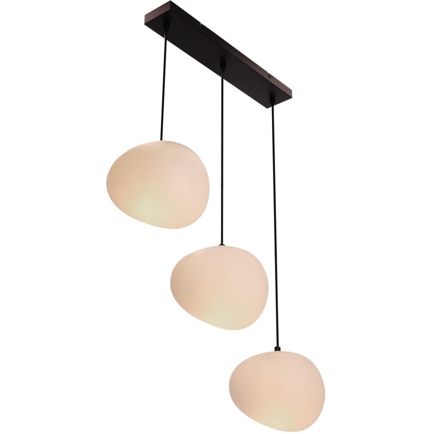 Lustr na lanku STONES 3xE27/40W/230V