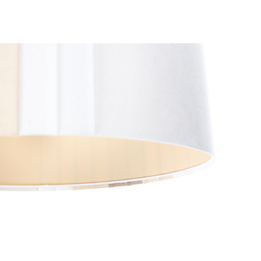 Lustr na lanku STRIPES 1xE27/60W/230V pr. 40 cm krémová