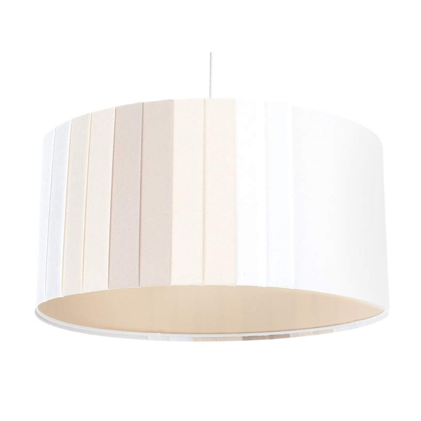 Lustr na lanku STRIPES 1xE27/60W/230V pr. 60 cm krémová