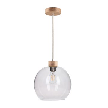 Lustr na lanku SVEA 1xE27/60W/230V dub