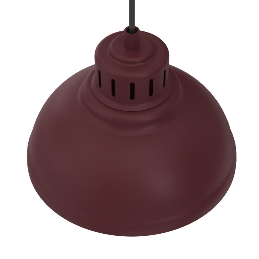 Lustr na lanku SVEN 2xE27/15W/230V burgundy