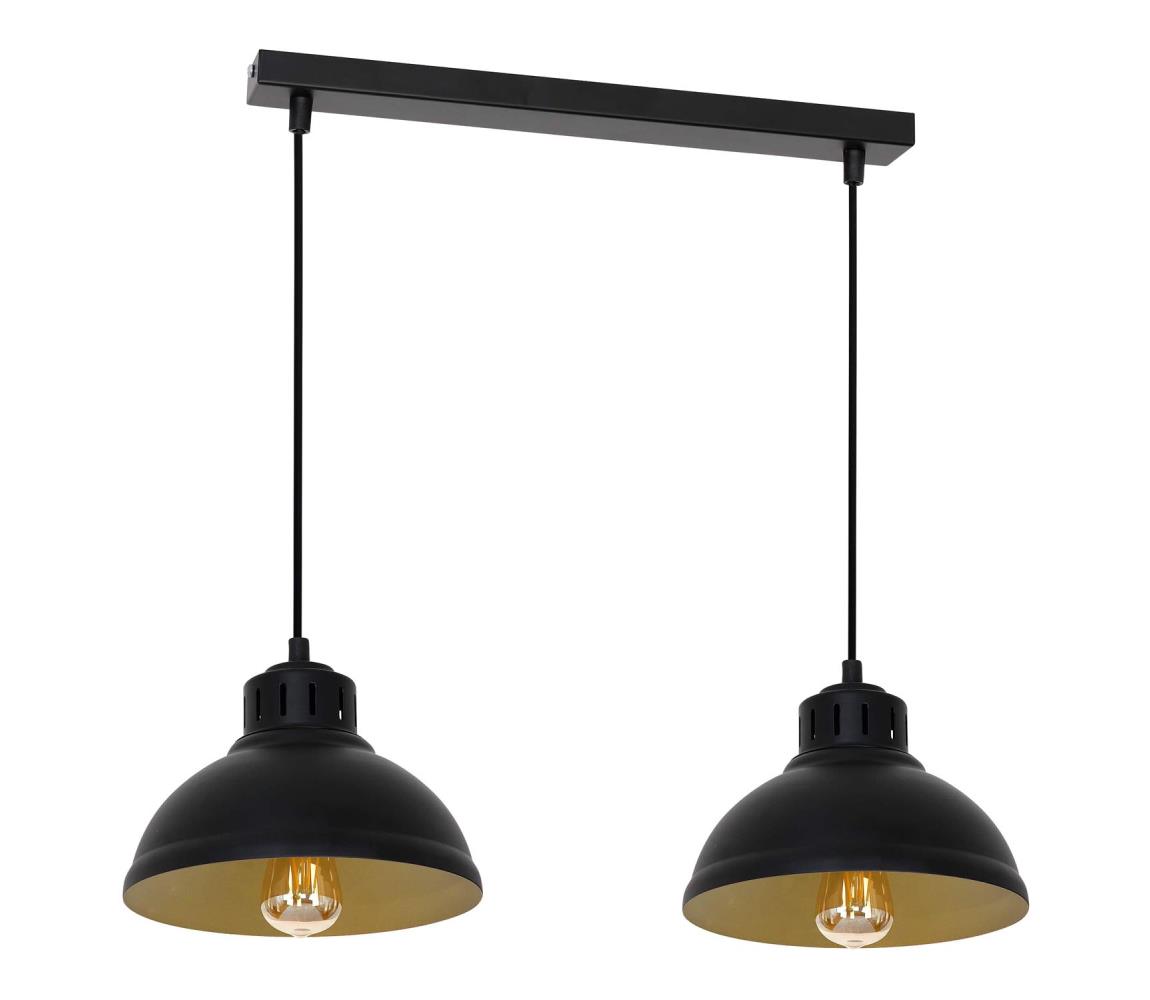 Luminex Lustr na lanku SVEN 2xE27/60W/230V LU9143