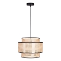 Lustr na lanku TAKARA 1xE27/20W/230V pr. 40 cm béžová