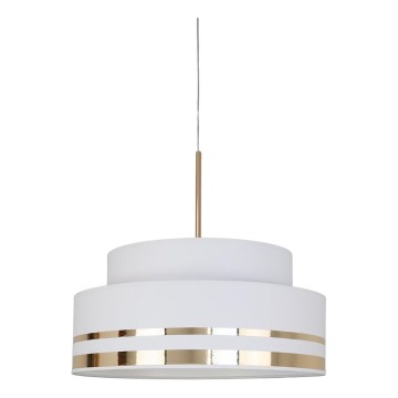 Lustr na lanku TAMI 1xE27/60W/230V krémová/zlatá