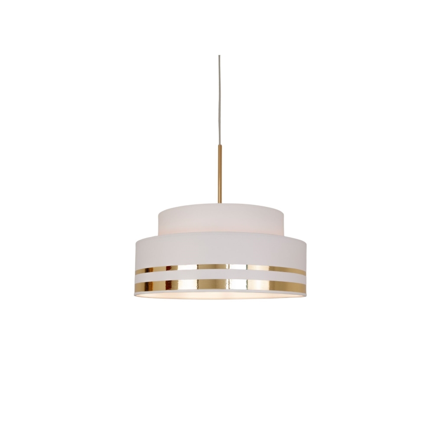 Lustr na lanku TAMI 1xE27/60W/230V krémová/zlatá