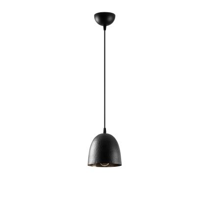 Lustr na lanku TATTOO 1xE27/40W/230V pr. 16 cm černá