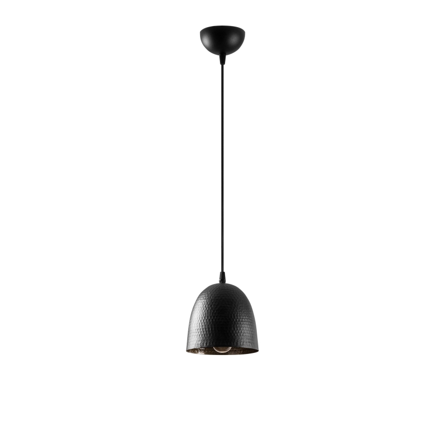 Lustr na lanku TATTOO 1xE27/40W/230V pr. 16 cm černá