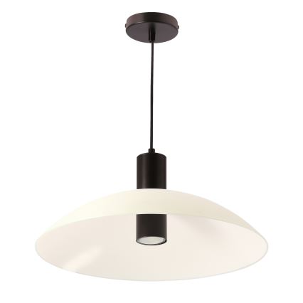 Lustr na lanku TEDIN 1xGU10/15W/230V bílá/černá