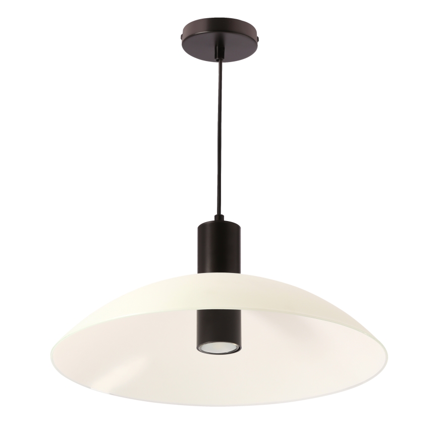 Lustr na lanku TEDIN 1xGU10/15W/230V bílá/černá
