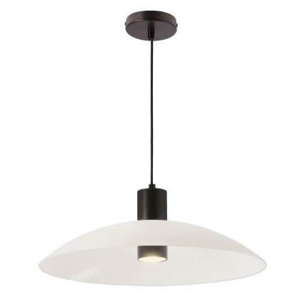 Lustr na lanku TEDIN 1xGU10/15W/230V bílá/černá