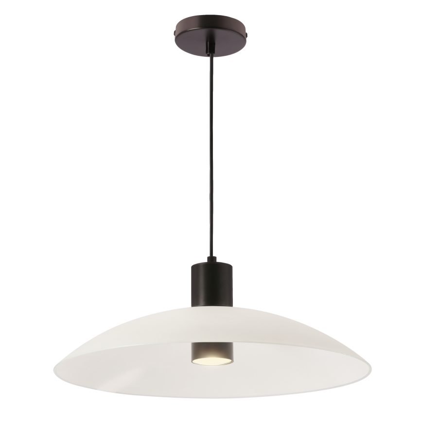 Lustr na lanku TEDIN 1xGU10/15W/230V bílá/černá