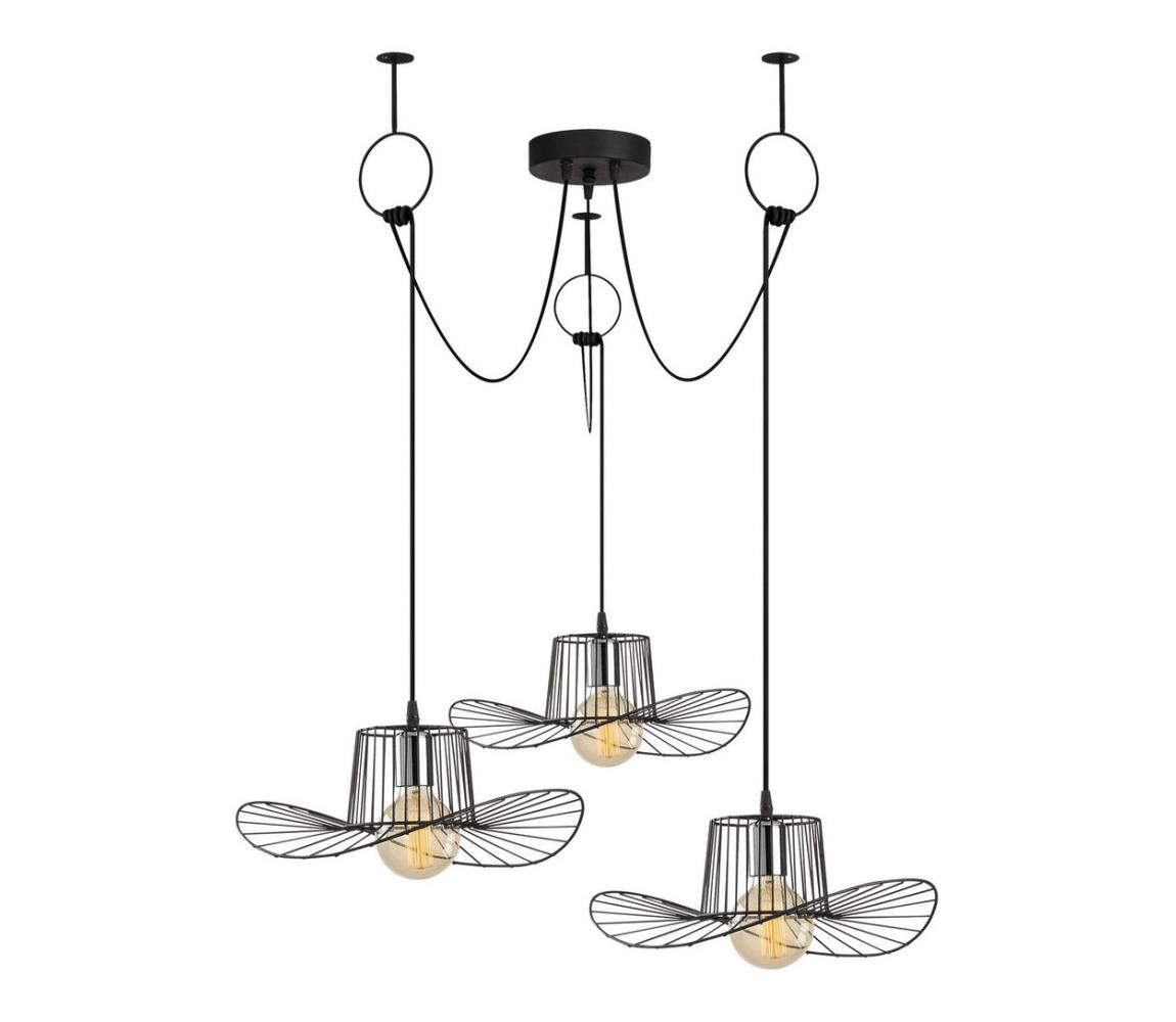 Asir Lustr na lanku TEL 3xE27/40W/230V AS0173