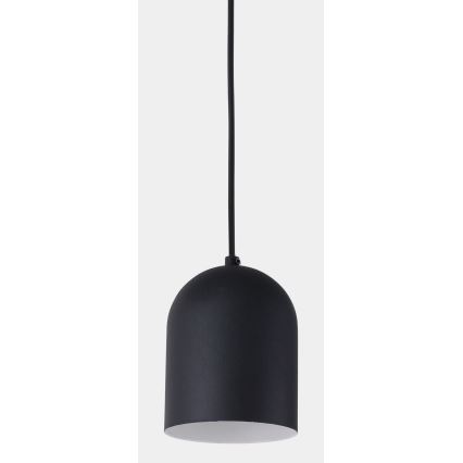 Lustr na lanku TEMPRE 1xE27/15W/230V černá