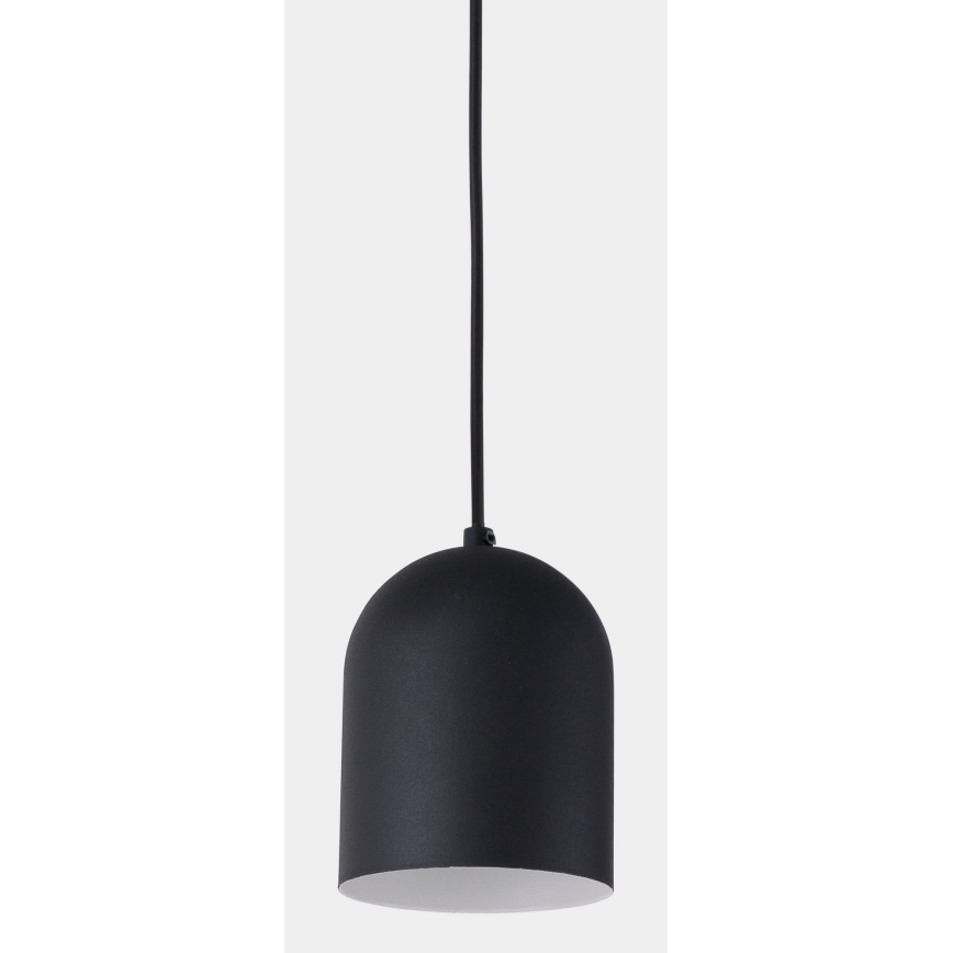 Lustr na lanku TEMPRE 1xE27/15W/230V černá