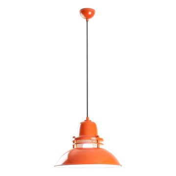 Lustr na lanku TIBET 1xE27/40W/230V oranžová