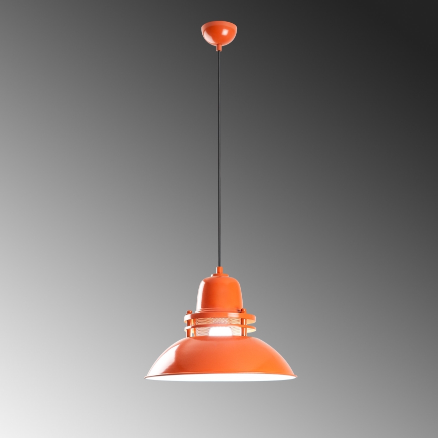 Lustr na lanku TIBET 1xE27/40W/230V oranžová