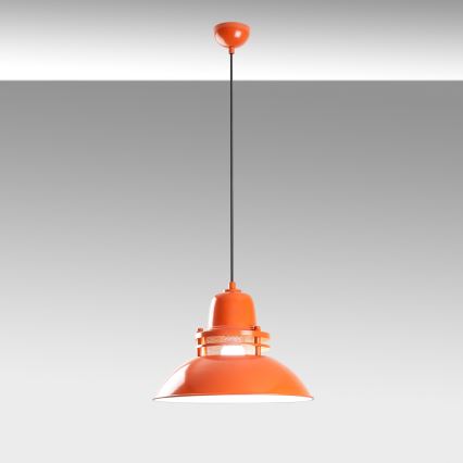 Lustr na lanku TIBET 1xE27/40W/230V oranžová