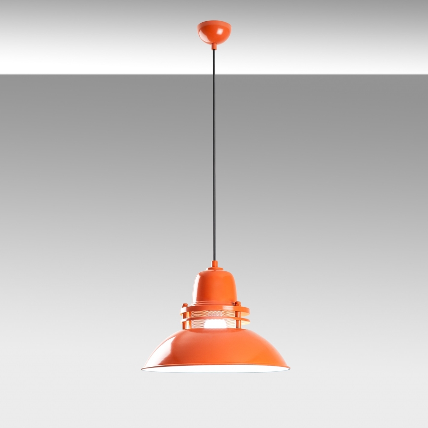 Lustr na lanku TIBET 1xE27/40W/230V oranžová