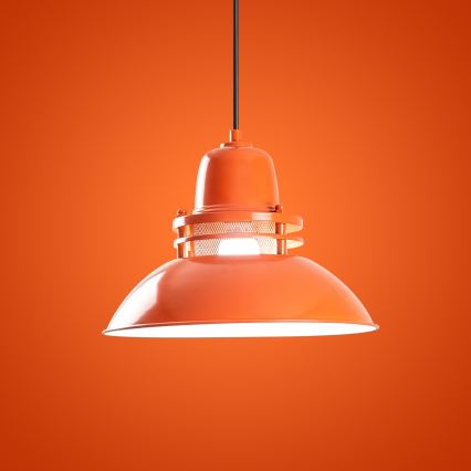 Lustr na lanku TIBET 1xE27/40W/230V oranžová