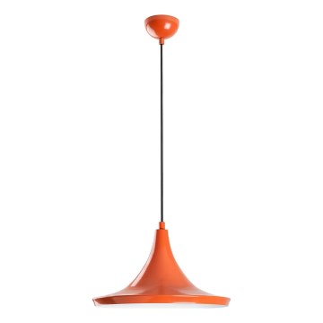 Lustr na lanku TOM 1xE27/40W/230V oranžová