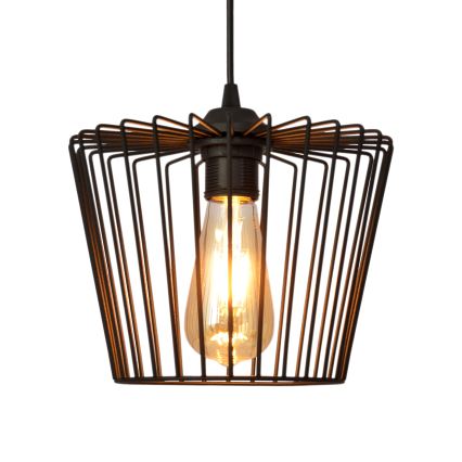 Lustr na lanku TORRI 3xE27/15W/230V černá