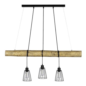 Lustr na lanku TRABO 3xE27/60W/230V