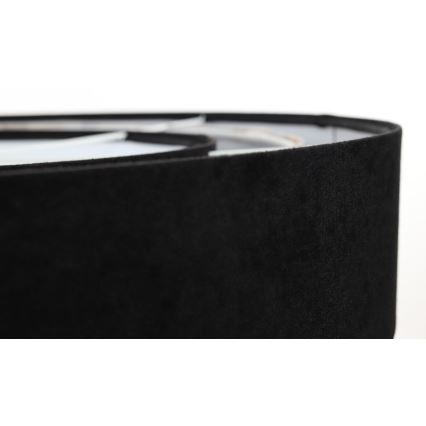 Lustr na lanku TRINITI 1xE27/60W/230V černá/šedá