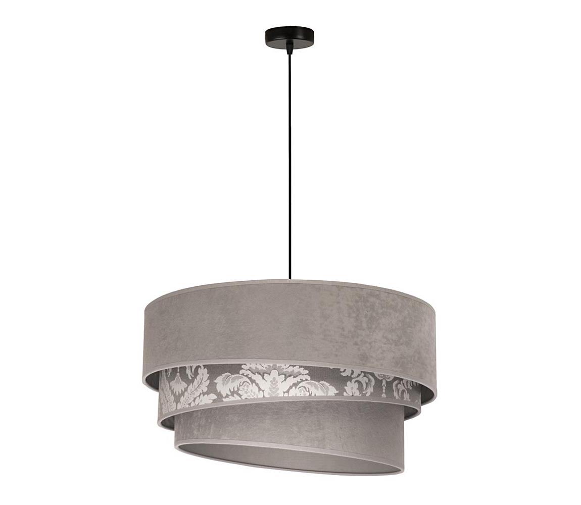 Duolla Lustr na lanku TRIO 1xE27/40W/230V šedá DU8985