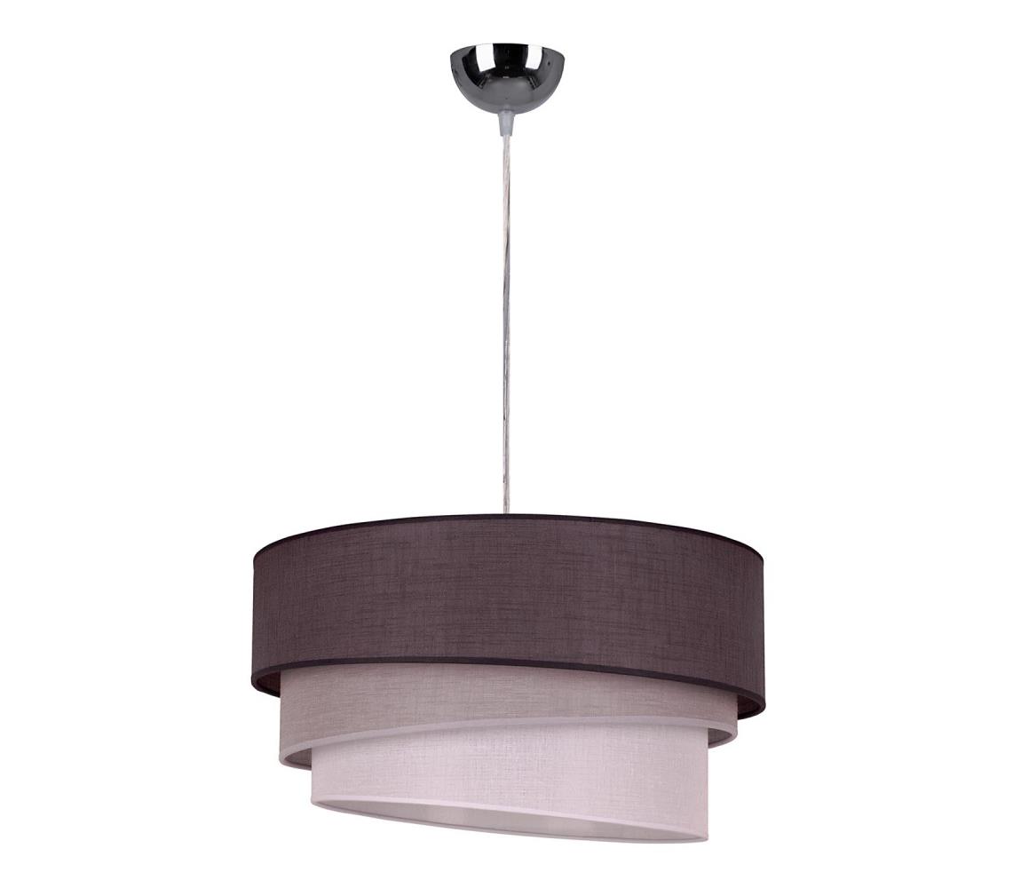 Duolla Lustr na lanku TRIO 1xE27/40W/230V tmavě šedá DU7032