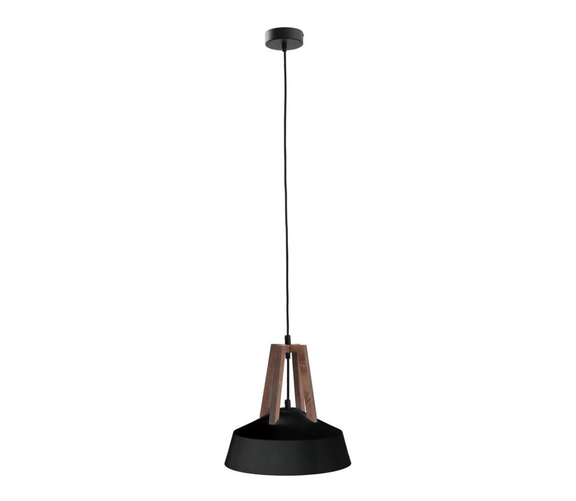 Namat Lustr na lanku TRIXI 1xE27/60W/230V černá/hnědá NA0306