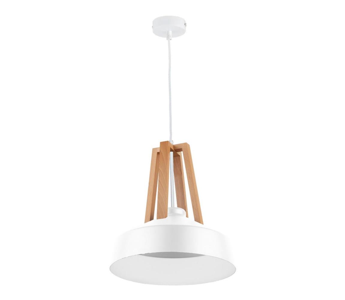 Namat Lustr na lanku TRIXI II 1xE27/60W/230V bílá NA0313