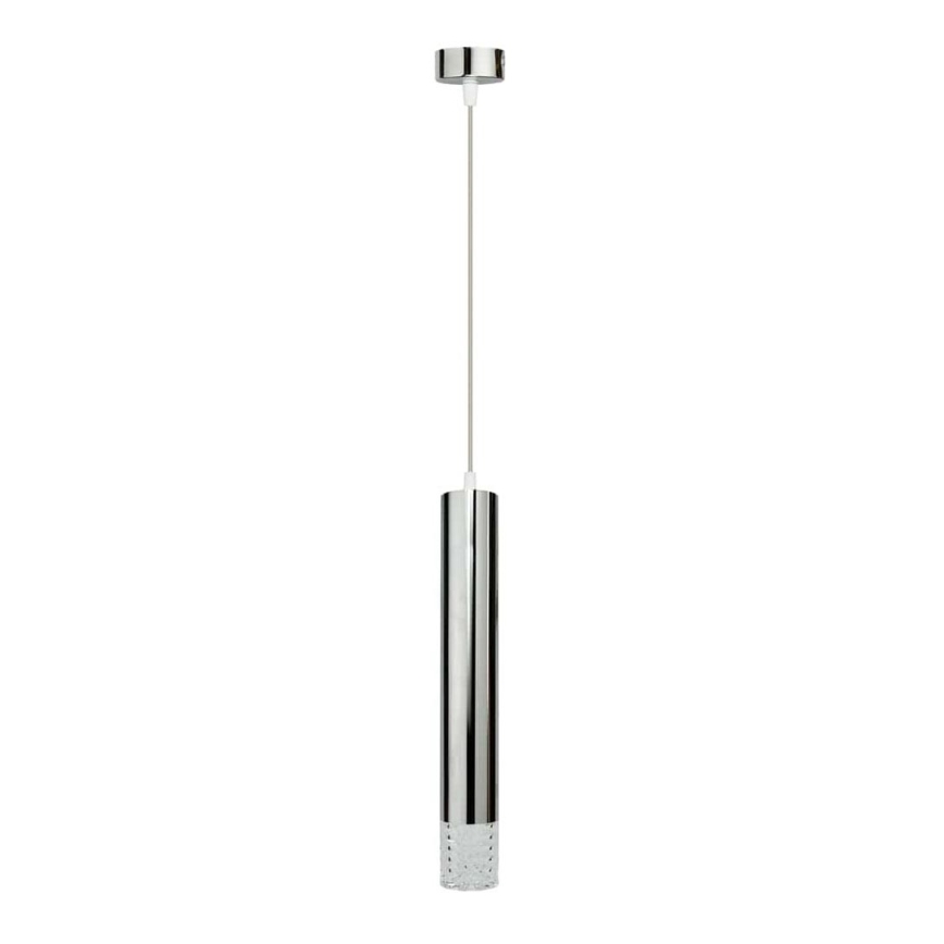 Lustr na lanku TUBI 1xGU10/8W/230V lesklý chrom