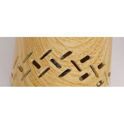 Lustr na lanku TUBO 3xGU10/25W/230V dřevo