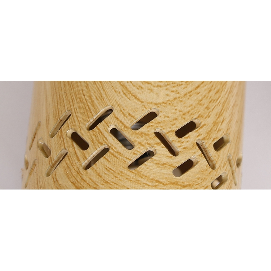 Lustr na lanku TUBO 3xGU10/25W/230V dřevo