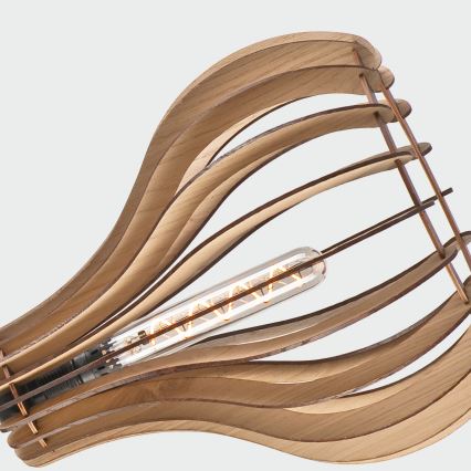 Lustr na lanku TUCCI 1xE27/60W/230V pr. 29 cm dub