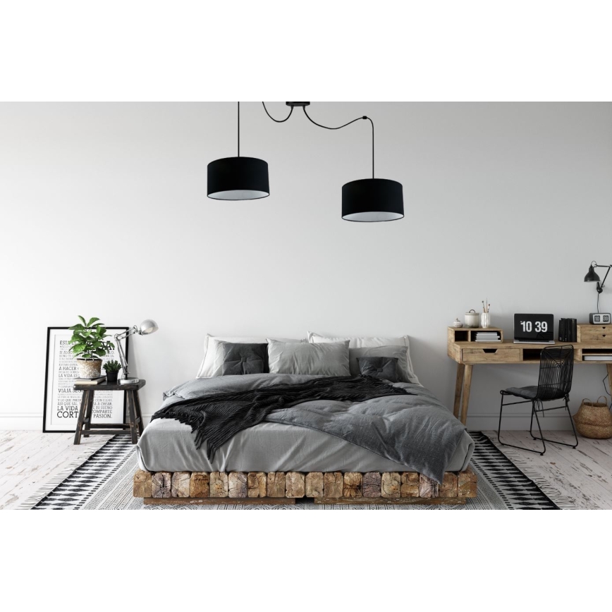 Lustr na lanku TUZ 2xE27/60W/230V pavouk